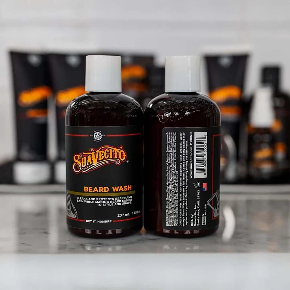 Beard Wash (247 ml / 8 oz) – Gentle Beard Cleanser for Daily Use
