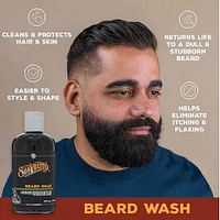 Beard Wash (247 ml / 8 oz) – Gentle Beard Cleanser for Daily Use