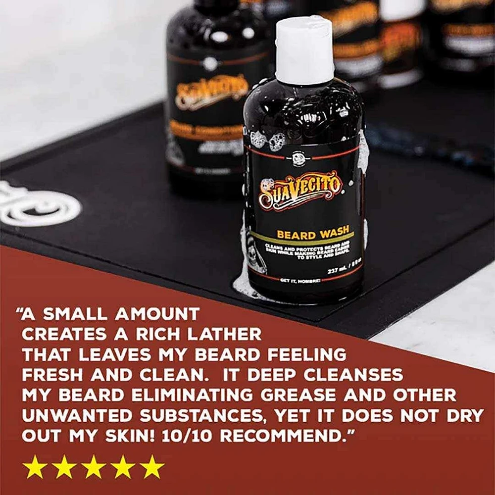 Beard Wash (247 ml / 8 oz) – Gentle Beard Cleanser for Daily Use