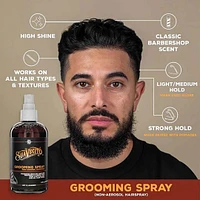 Grooming Spray (237 ml / 8 oz) – Lightweight Finishing Spray for Natural Hold