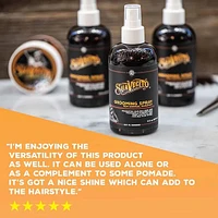 Grooming Spray (237 ml / 8 oz) – Lightweight Finishing Spray for Natural Hold