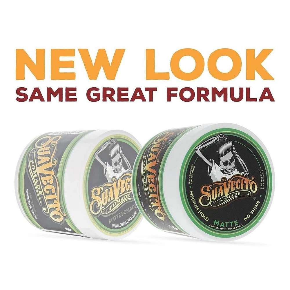 Matte Pomade (4 oz) – Medium Hold Matte Pomade for Natural Styles