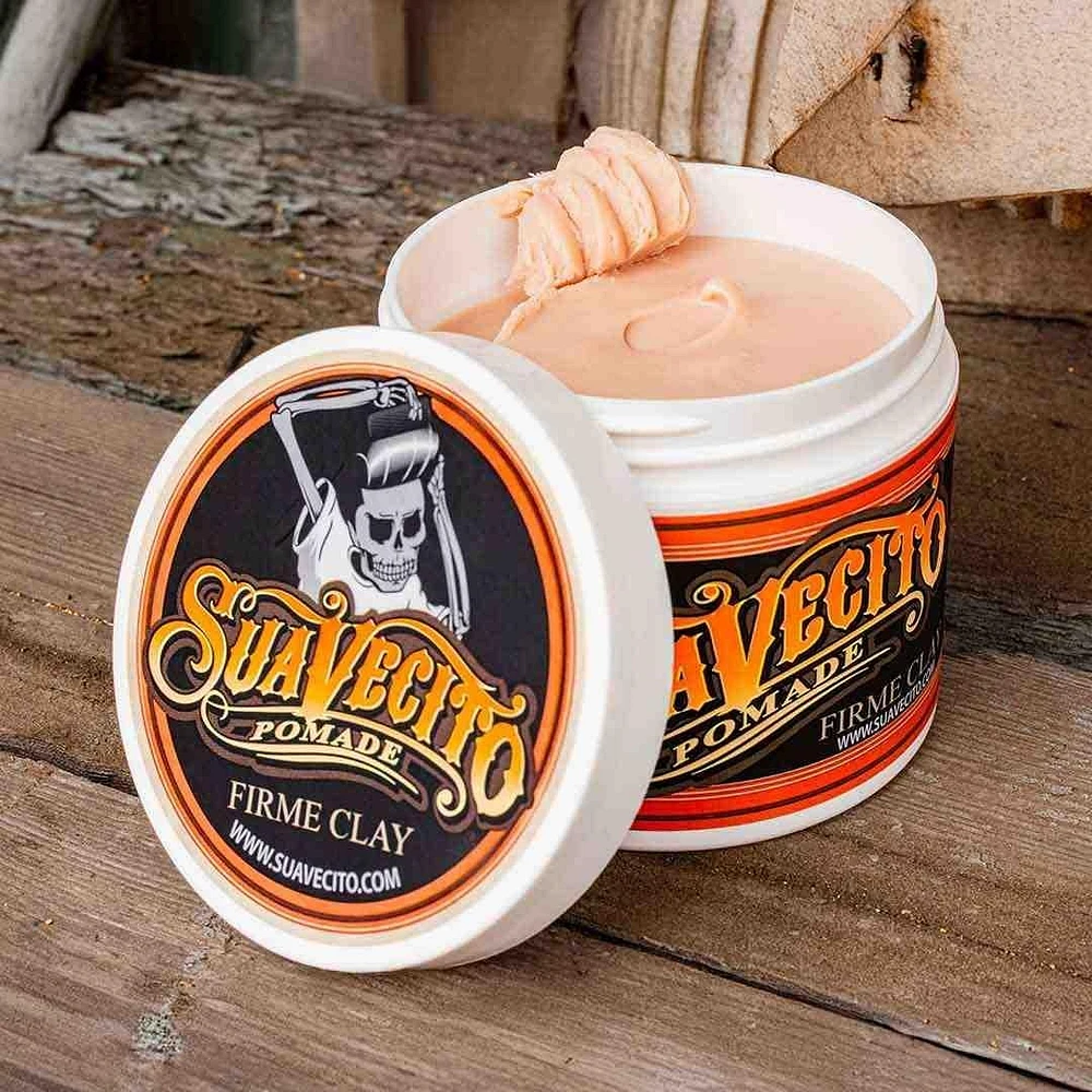 Firme Clay Pomade (4 oz) – Strong Hold Clay Pomade for Structured Looks
