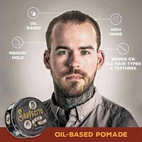 Oil-Based Pomade (85 g / 3 oz) – Long-Lasting Hold and Shine