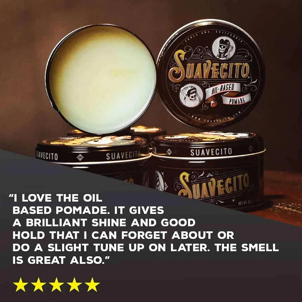 Oil-Based Pomade (85 g / 3 oz) – Long-Lasting Hold and Shine