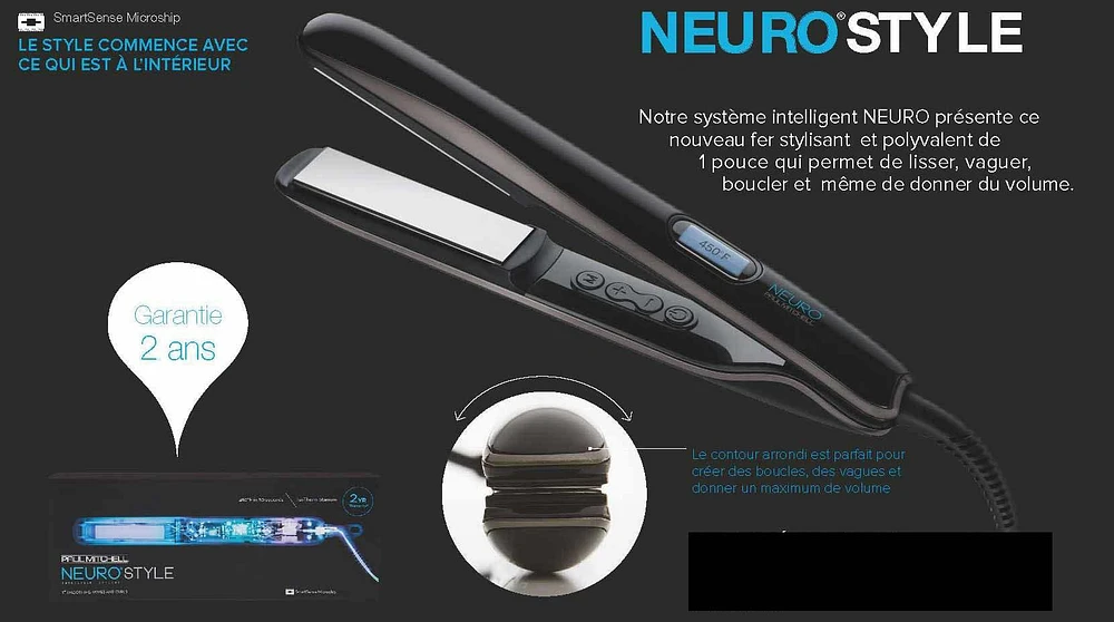 PAUL MITCHELL - NEURO STYLE . Fer Plat 1''