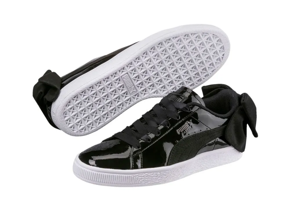 Puma Footwear : Basket Suede Bow Shoes