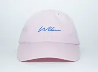 WLKN : Script Dad Hat Light Pink O/S