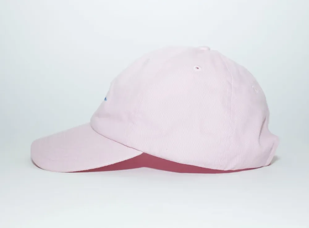 WLKN : Script Dad Hat Light Pink O/S