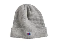 Champion : Ribbed Knit Beanie Heather Grey O/S