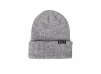 WLKN : Floppy Label Beanie Heather Grey O/S