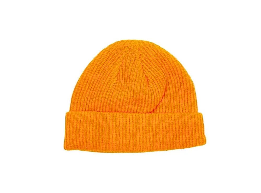 Hits : The Tricot Short Beanie Orange O/S