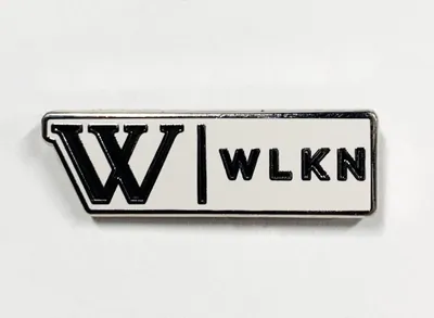 WLKN : The Building Signature Pin Silver White Black O/S