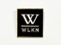 WLKN : Basic Logo Pin Gold Black White O/S