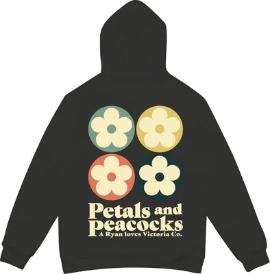 Petals and Peacocks & : Square Hoodie