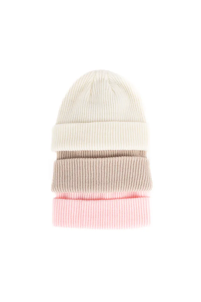 Hits : The Tricot Short Beanie Beige O/S