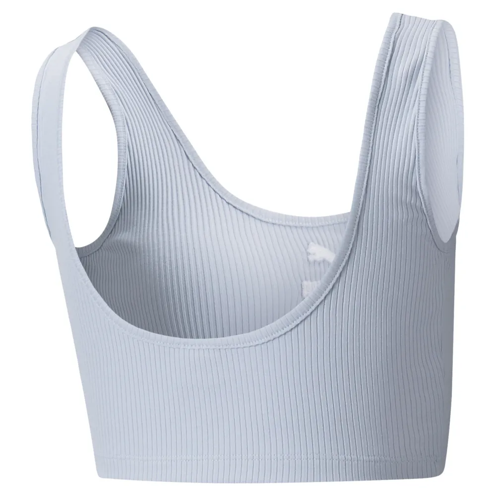 Puma : Classics Ribbed Crop Top