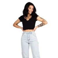 Guess : GO Rib Crop Tee