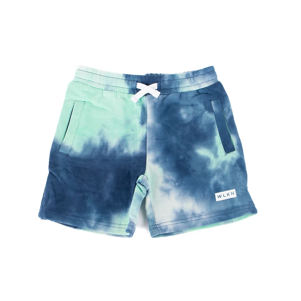 WLKN : Junior Tie Dye Fleece Shorts