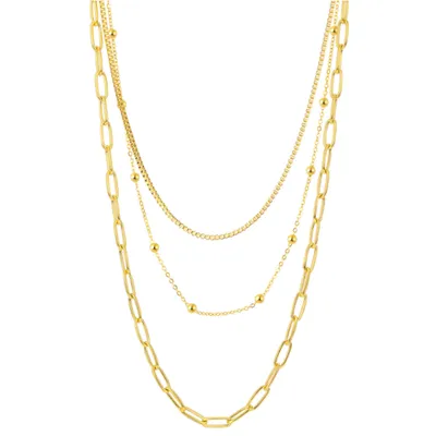 HITS : Clip Necklace Gold O/S