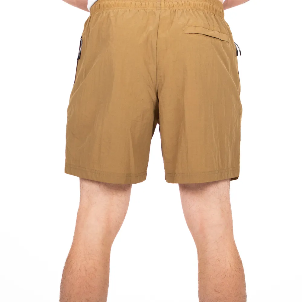 Champion : Nylon Warm Up Short - khaki