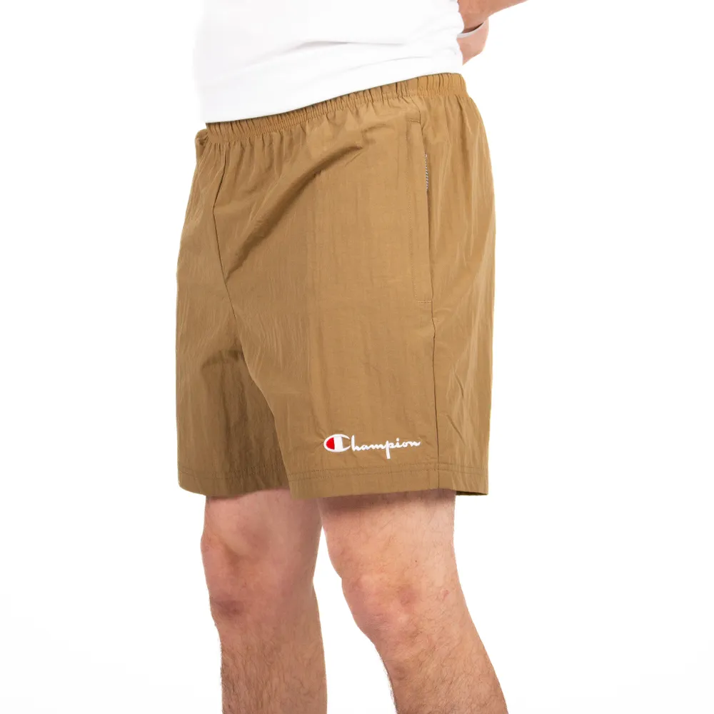 Champion : Nylon Warm Up Short - khaki