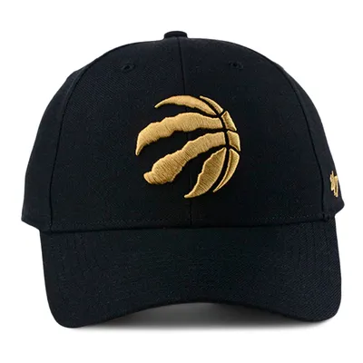 New Era :  940 Toronto Raptors Mini Shimmering Gold Logo Cap