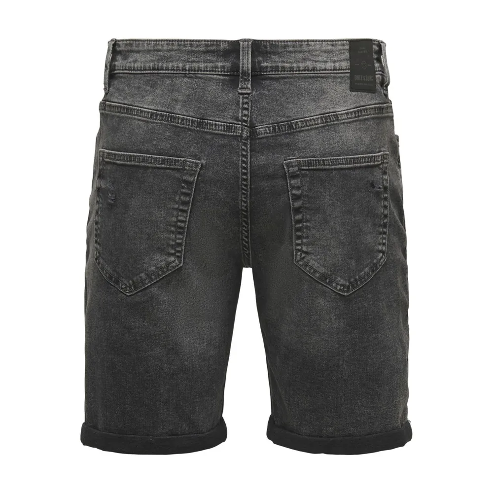 Only & Sons : ONSAvi Ripped Denim Shorts