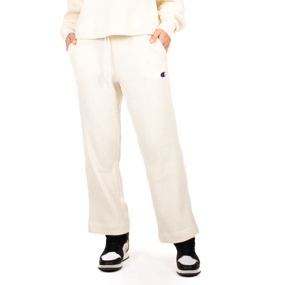 Champion : Waffle Knit Wide Leg Pant