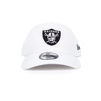 New Era : 940 Las Vegas Raiders Black on White Cap