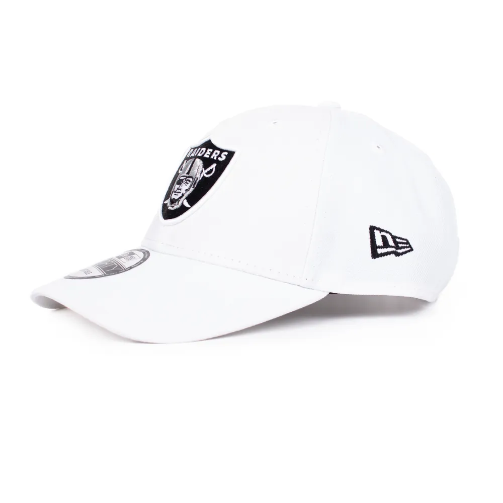 New Era : 940 Las Vegas Raiders Black on White Cap