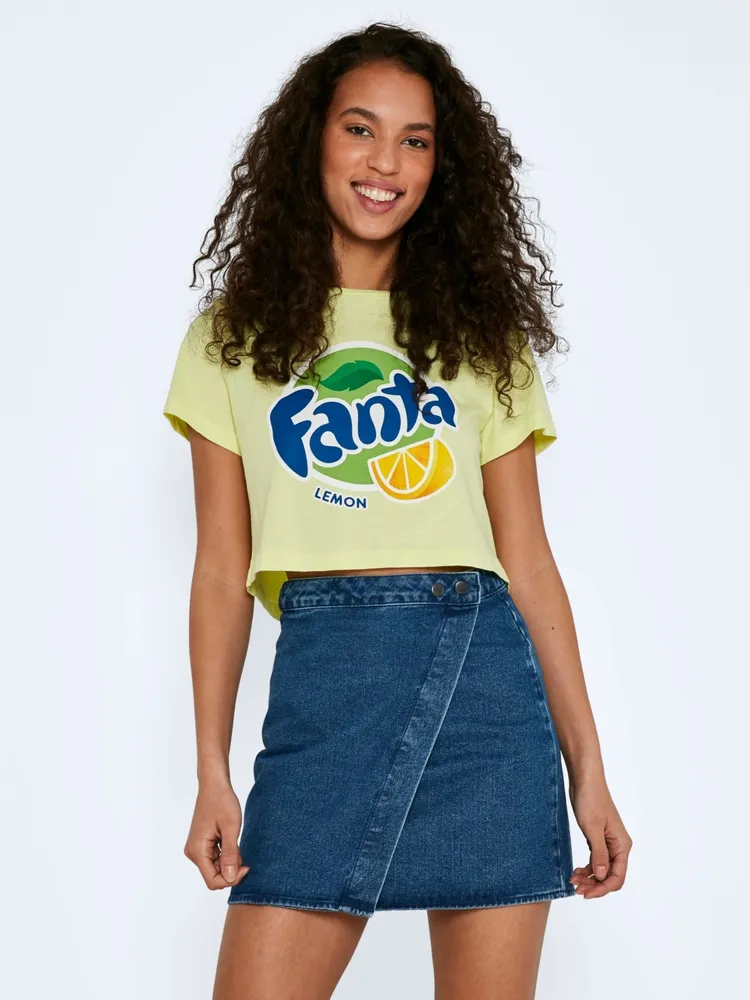 Noisy May : Fran S/S Cropped Soft Drink T-Shirt