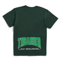 HUF x Thrasher: High Point SS Tee - Forest Green