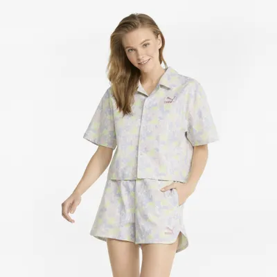 PUMA : Summer Resort AOP Twill Shirt