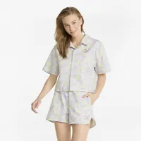 PUMA : Summer Resort AOP Twill Shirt