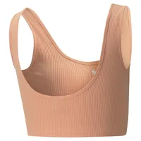 PUMA : Classics Ribbed Crop Tank Top