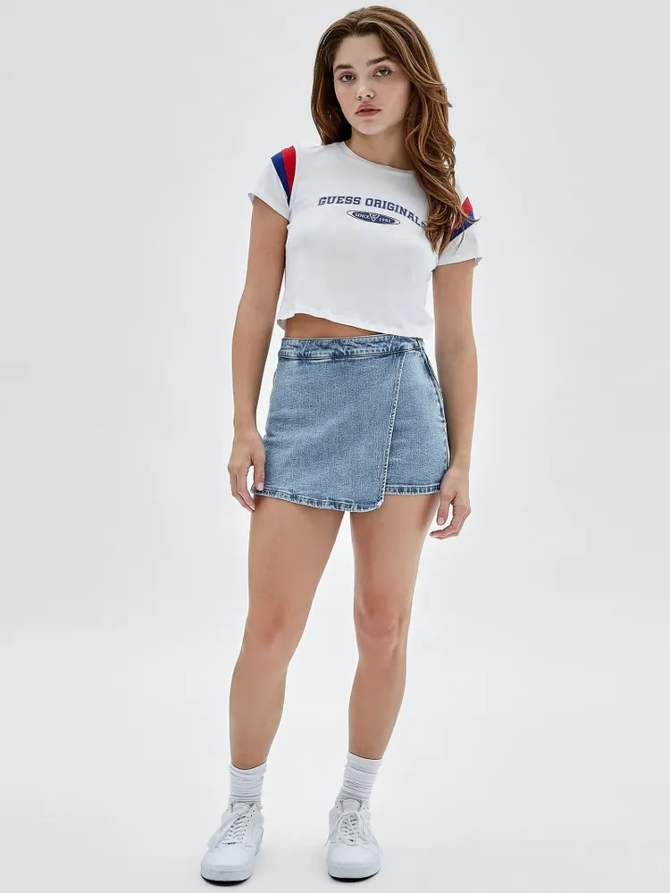 Guess : Natashia Crop Baby Tee