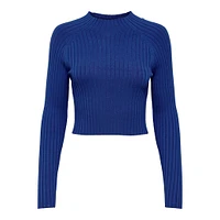 Only : Ella L/S Cropped Pullover Knit