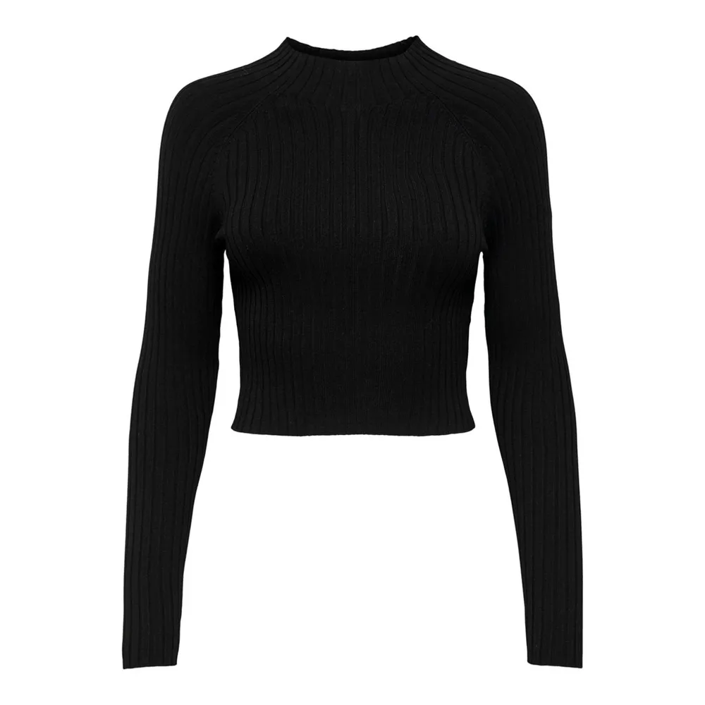 Only : Ella L/S Cropped Pullover Knit