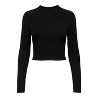 Only : Ella L/S Cropped Pullover Knit