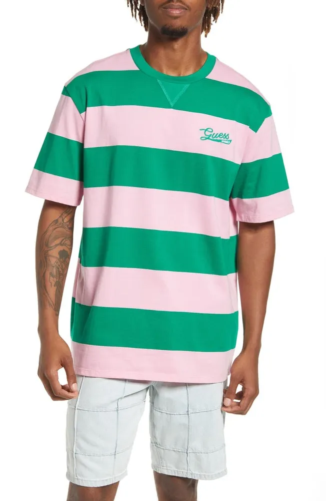 Guess : Cane Stripe Tee