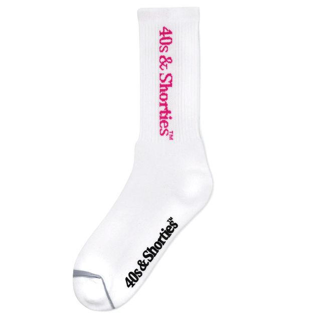 40s and Shorties 40'S & Shorties : Large Text Logo Socks