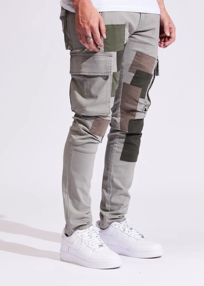 Crysp : Thena Patchwork Cargo pants