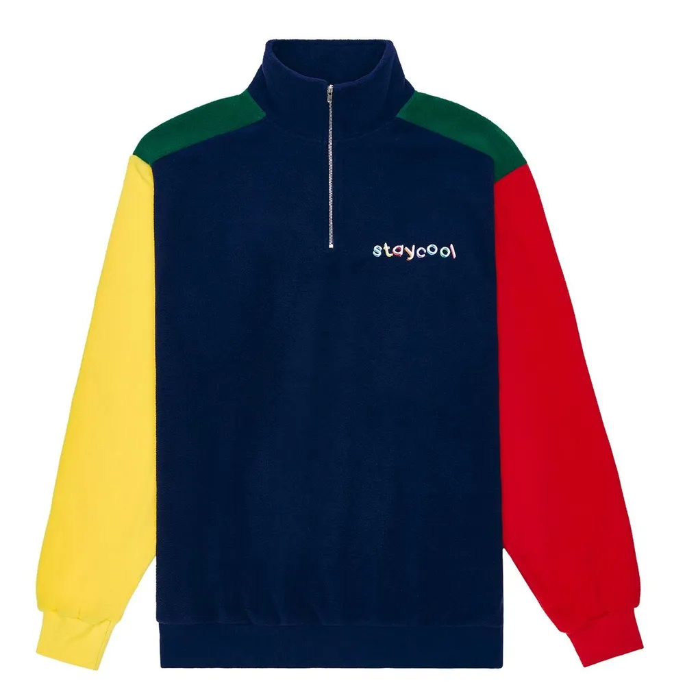 Staycoolnyc Stay Cool : Primary 1/4 Zip Polar Fleece