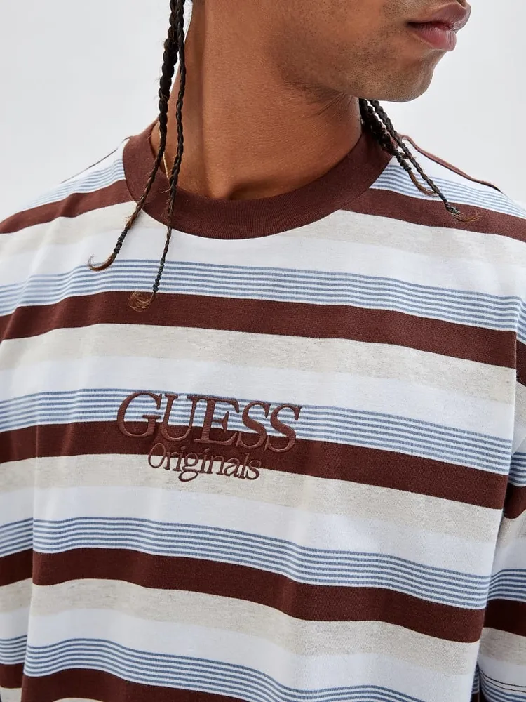 Guess : Cole Heather Stripe Tee