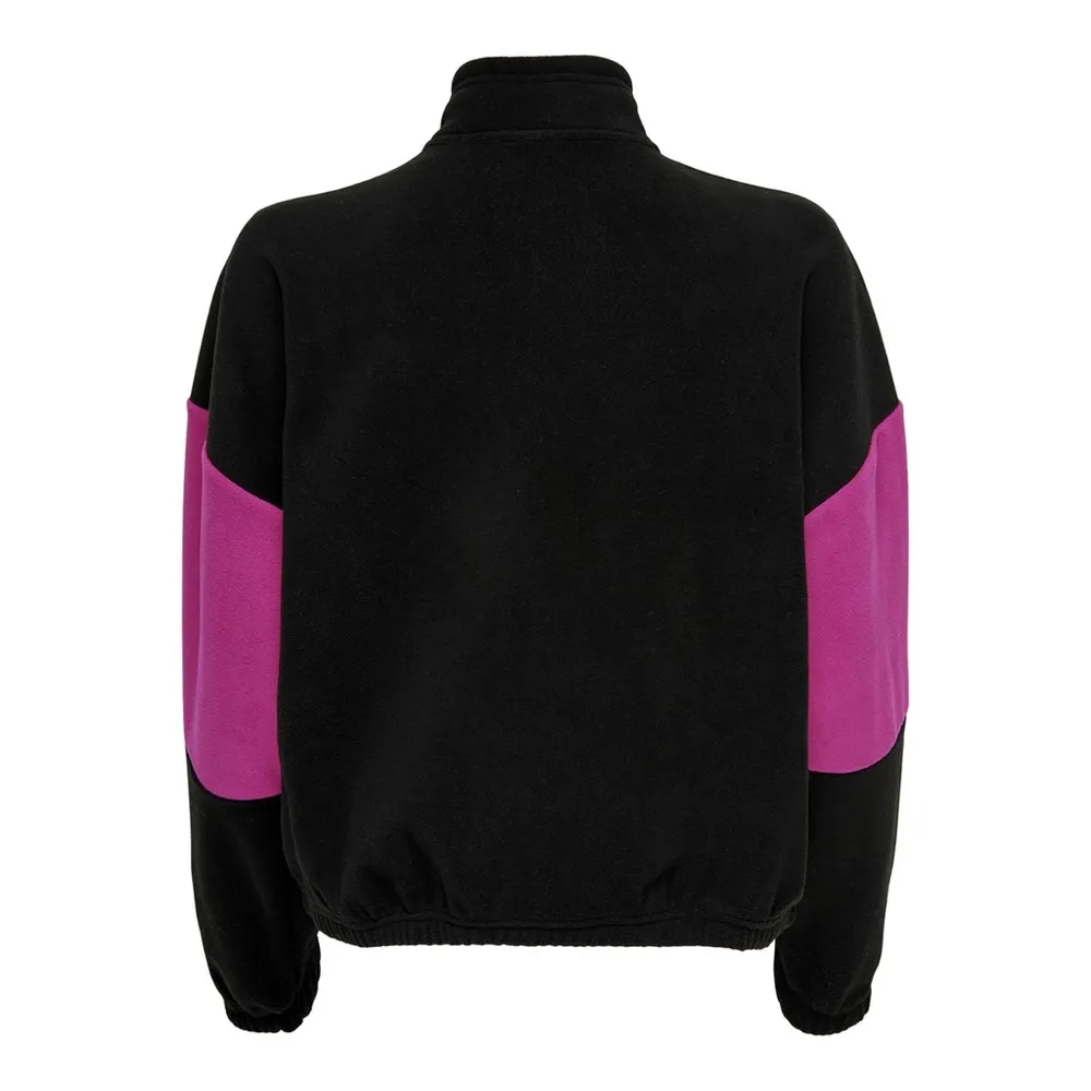 Only : Nissi L/S Highneck Zip Sweatshirt