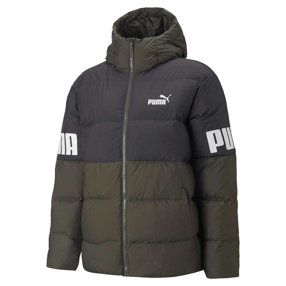 Puma : Power Hooded Down Puffer