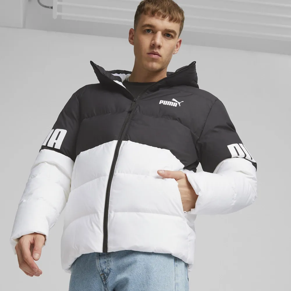 Puma : Power Hooded Down Puffer