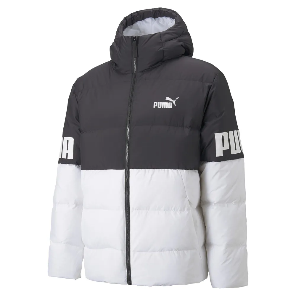 Puma : Power Hooded Down Puffer