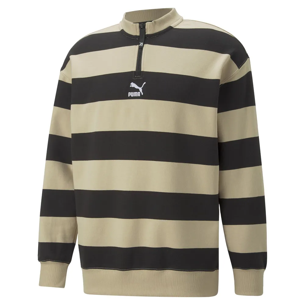 Puma : 1/4 Zip AOP Crewneck